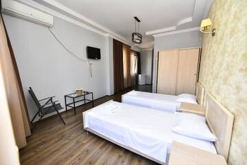 Фото номера Двухместный номер с 2 отдельными кроватями и видом на город Отель Hotel Phaliashvili г. Батуми 7