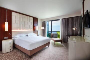 Фото номера Номер с кроватью размера «king-size», балконом и видом на море Отель Hilton Batumi г. Батуми 2