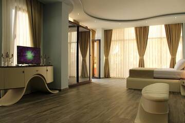 Фото номера Семейный номер с балконом Отель Light Palace Hotel г. Батуми 2