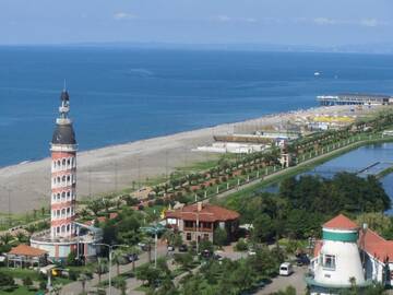 Фото номера Апартаменты-студио с видом на море Апарт-отели Silk Road Batumi г. Батуми 7