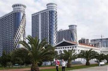 Фото номера Апартаменты с видом на море Апарт-отели ApartHotel in Orbi Sea Towers г. Батуми 21