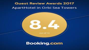 Фото номера Апартаменты с видом на море Апарт-отели ApartHotel in Orbi Sea Towers г. Батуми 22
