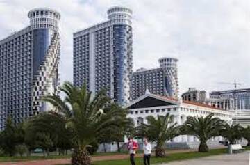 Фото номера Апартаменты с видом на море Апарт-отели ApartHotel in Orbi Sea Towers г. Батуми 7
