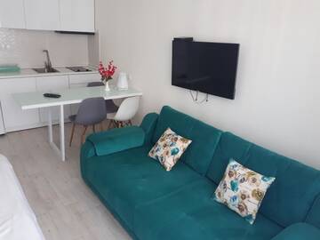 Фото номера Апартаменты с видом на море Апарт-отели ApartHotel in Orbi Sea Towers г. Батуми 10