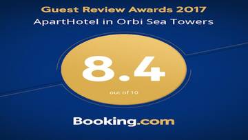 Фото номера Апартаменты с видом на море Апарт-отели ApartHotel in Orbi Sea Towers г. Батуми 8