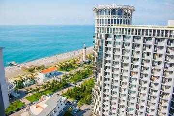 Фото номера Двухместный номер Делюкс с 1 кроватью и видом на море Отель Orbi Sea Towers Hotel Official г. Батуми 2