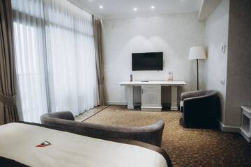 Фото номера Улучшенный двухместный номер с 1 кроватью Отель Colosseum Marina Hotel г. Батуми 4