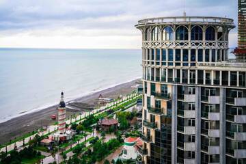 Фото номера Апартаменты-студио с видом на море Апарт-отели Panorama Premium Apartments Batumi г. Батуми 9