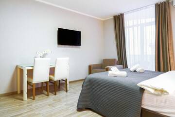 Фото номера Апартаменты-студио с видом на море Апарт-отели Panorama Premium Apartments Batumi г. Батуми 5