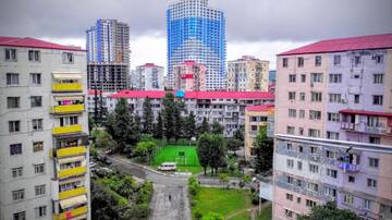 Фото номера Двухместный номер с 2 отдельными кроватями Проживание в семье Apartment Rusudan г. Батуми 17