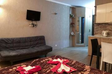 Фото номера Апартаменты-студио с видом на море Апарт-отели BLACK SEA SIDE APARTMENTS г. Батуми 6