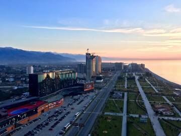 Фото номера Апартаменты-студио с видом на море Апарт-отели Coast Batumi Apart Hotel г. Батуми 28