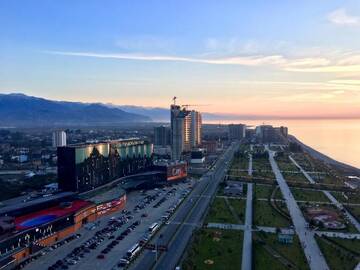 Фото номера Апартаменты-студио с видом на море Апарт-отели Coast Batumi Apart Hotel г. Батуми 44