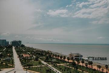 Фото номера Улучшенный двухместный номер с 1 кроватью Отель Orbi Beach Tower Hotel Official г. Батуми 11