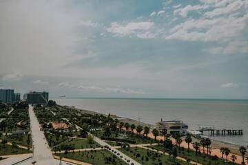 Фото номера Улучшенный двухместный номер с 1 кроватью Отель Orbi Beach Tower Hotel Official г. Батуми 18