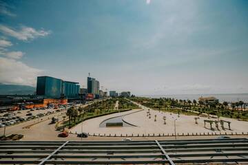 Фото номера Улучшенный двухместный номер с 1 кроватью Отель Orbi Beach Tower Hotel Official г. Батуми 17