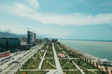 Фото номера Улучшенный двухместный номер с 1 кроватью Отель Orbi Beach Tower Hotel Official г. Батуми 10
