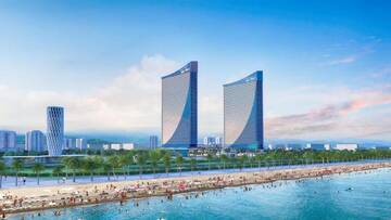 Фото номера Апартаменты Делюкс Отель Hotel Orbi sea view г. Батуми 49