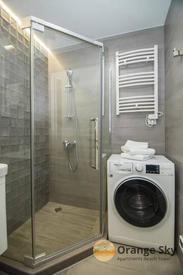 Фото номера Улучшенные апартаменты-студио с видом на море Апарт-отели Orange Sky Apartments Beach Tower г. Батуми 34