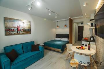 Фото номера Улучшенные апартаменты-студио с видом на море Апарт-отели Orange Sky Apartments Beach Tower г. Батуми 9