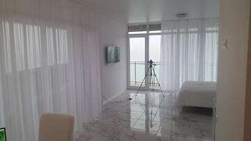 Фото номера Роскошные апартаменты-студио с видом на море Апарт-отели SEA-VIEW Beluga &amp; Dolphin Luxury HOTEL apartments г. Батуми 39