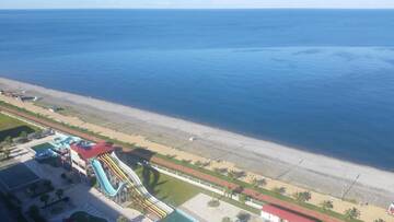 Фото номера Роскошные апартаменты-студио с видом на море Апарт-отели SEA-VIEW Beluga &amp; Dolphin Luxury HOTEL apartments г. Батуми 12