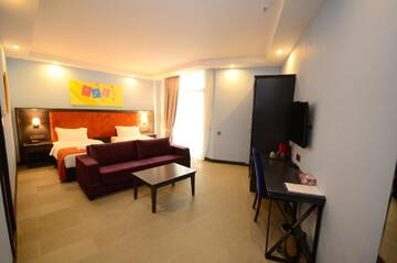 Фото номера Улучшенный двухместный номер с 1 кроватью Отель BATUMI PALM HOTEL г. Батуми 4