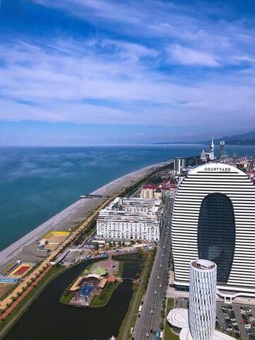 Фото номера Апартаменты-студио с видом на море Апарт-отели Orbi City Adrenaline г. Батуми 21