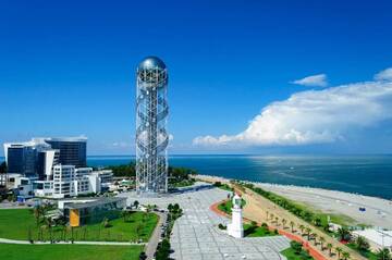 Фото номера Апартаменты-студио с видом на море Апарт-отели Apartment Orbi Beach Tower г. Батуми 48