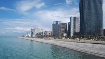 Фото номера Апартаменты-студио с видом на море Апарт-отели Apartment Orbi Beach Tower г. Батуми 9