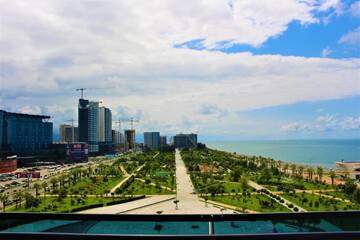 Фото номера Номер-студио с видом на море Отель Lux Apartment in The Beach Tower г. Батуми 26