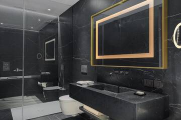 Фото номера Более просторный угловой номер с 1 кроватью размера «king-size» и частичным видом на море Отель Le Meridien Batumi г. Батуми 4
