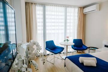 Фото номера Апартаменты-студио с видом на море Отель Orbi City Inn г. Батуми 30