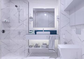 Фото номера Апартаменты-студио с видом на море Отель Orbi City Inn г. Батуми 31