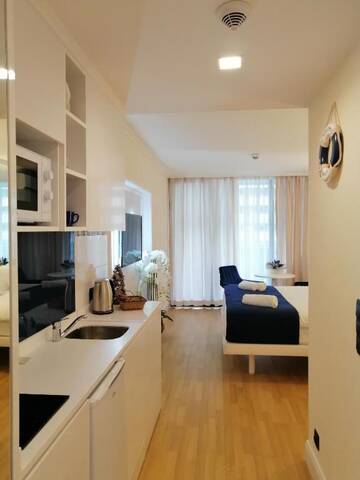 Фото номера Апартаменты-студио с видом на море Отель Orbi City Inn г. Батуми 39