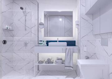 Фото номера Апартаменты-студио с видом на море Отель Orbi City Inn г. Батуми 22