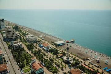 Фото номера Двухместный номер с 1 кроватью или 2 отдельными кроватями и панорамным видом Отель Hotel Kanzler г. Батуми 7