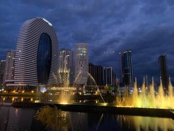 Фото номера Апартаменты-студио с видом на море Апарт-отели Heaven apartments in Orbi City г. Батуми 11