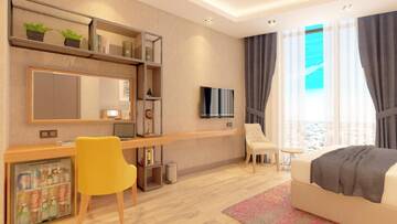 Фото номера Двухместный номер с 1 кроватью с видом на море Отель New Wave Hotel г. Батуми 2