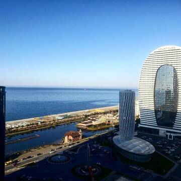 Фото номера Апартаменты с 1 спальней Апарт-отели Orbi city sea view г. Батуми 8