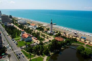 Фото номера Апартаменты с 1 спальней Апарт-отели Orbi city sea view г. Батуми 16